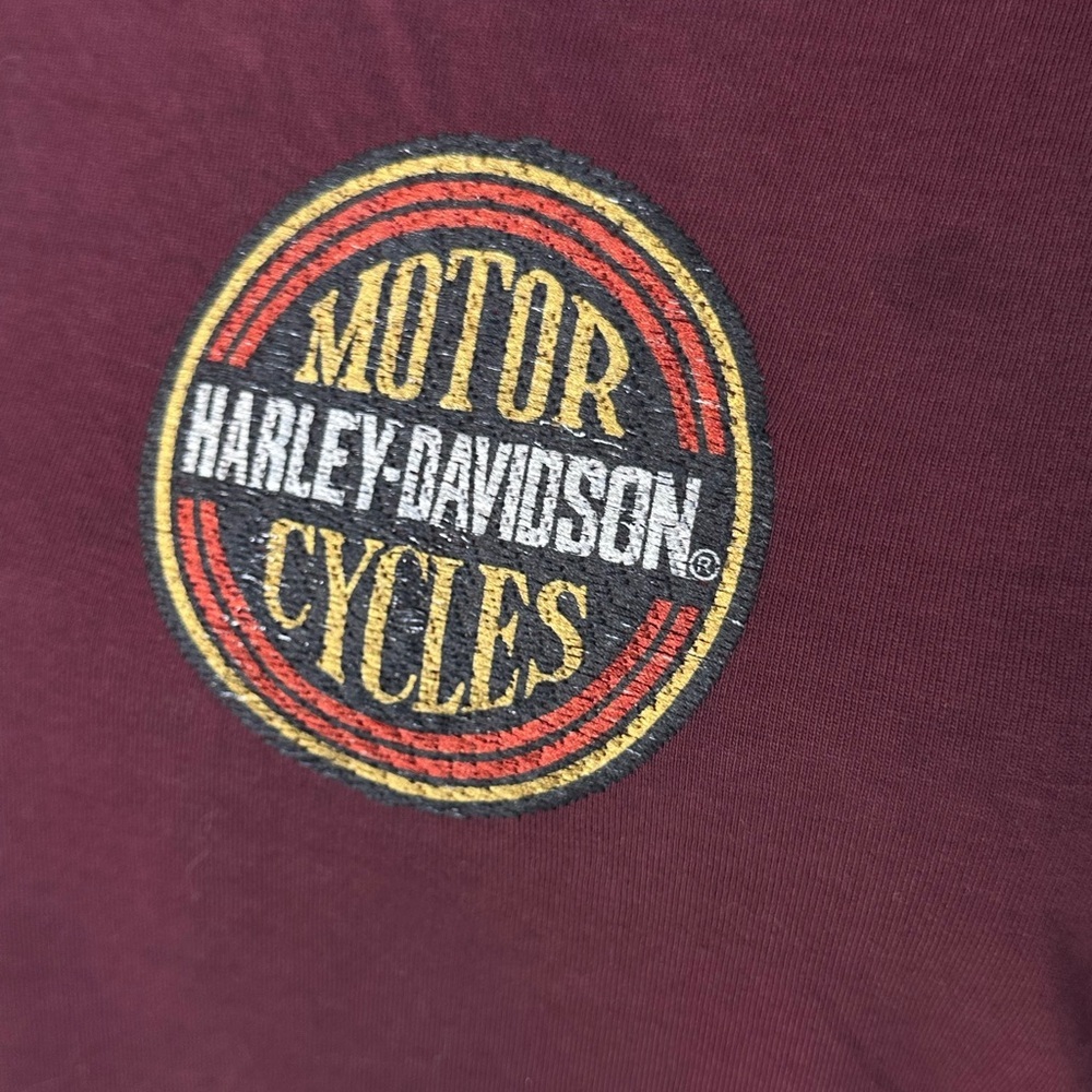 Harley-Davidson Red Long Sleeve Relaxed Tee - Picture 8 of 10